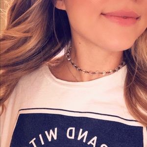 Pink Panache Crystal Bead Choker